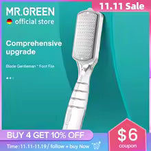 Green Pedicure Tool – Stainless Steel Callus Scraper with Case