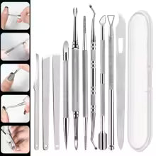 Professional 10-Piece Pedicure Kit – Stainless Steel Tools with Carrying Case
