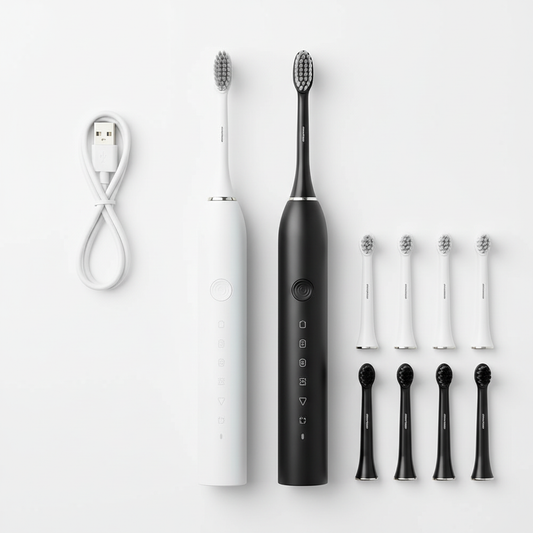Ultrasonic Electric Toothbrush – 6 Modes, USB, Soft and Waterproof