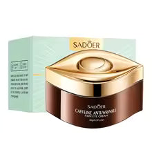 SADOER Creme para Olhos com Cafeína — Anti-Olheiras, Anti-Bolsas e Hidratante