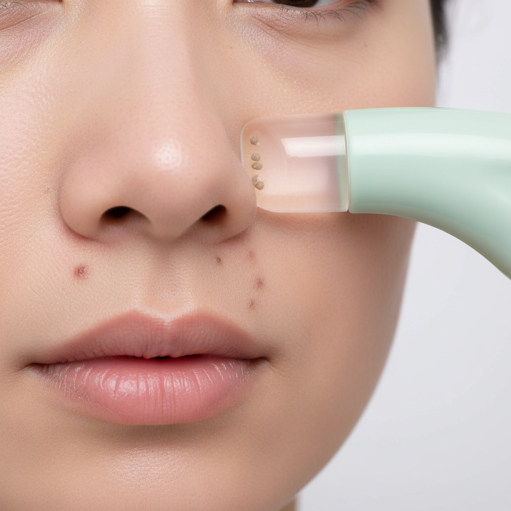 Close-up da extração de cravos