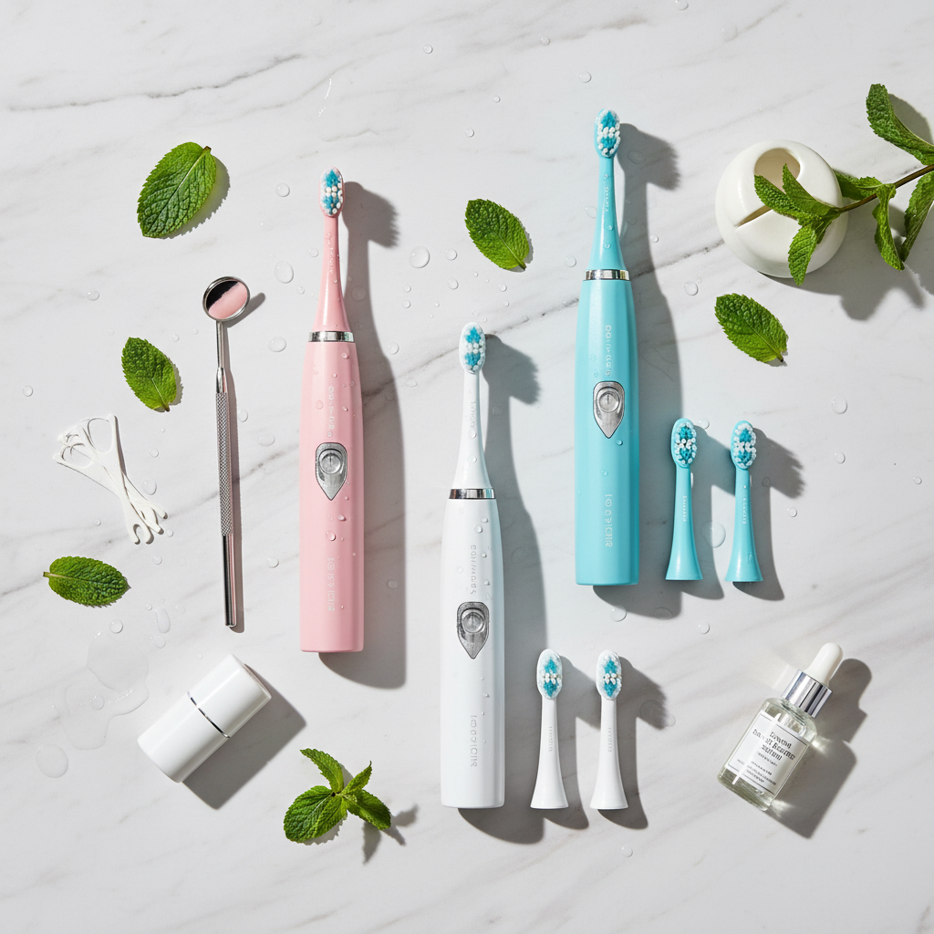 Flat lay overhead com acessórios de beleza