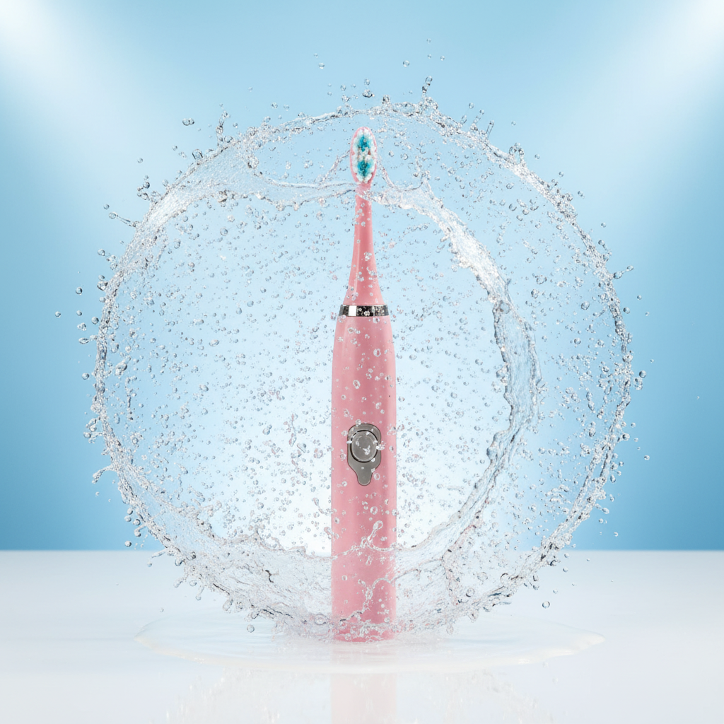 Adult Electric Toothbrush – Soft DuPont Bristles, IPX6 and Portable Battery