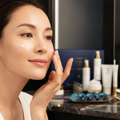 Skincare Kit with Caviar Essence – Brightening, Moisturizing and Anti-aging (15 pcs)