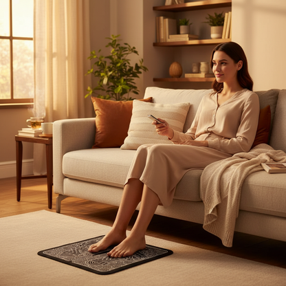 Almofada Massageadora Elétrica para Pés – Relaxamento Muscular e Alívio Instantâneo