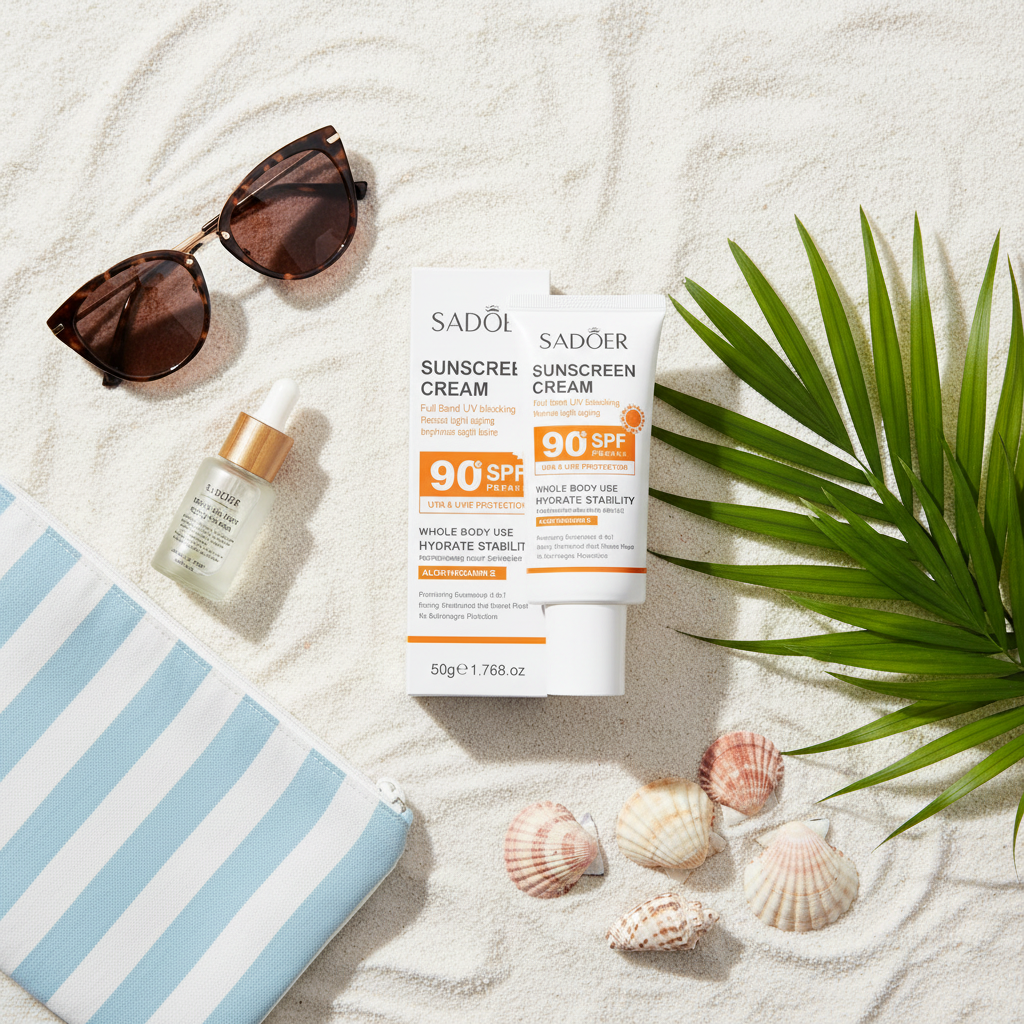 Flat Lay Essenciais de Verão com SADOER