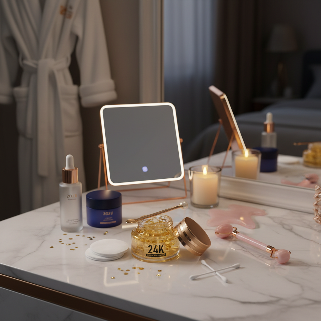 Creme para Olhos 24K Gold + Ácido Hialurônico – Anti-Olheiras, Firmeza e Hidratação