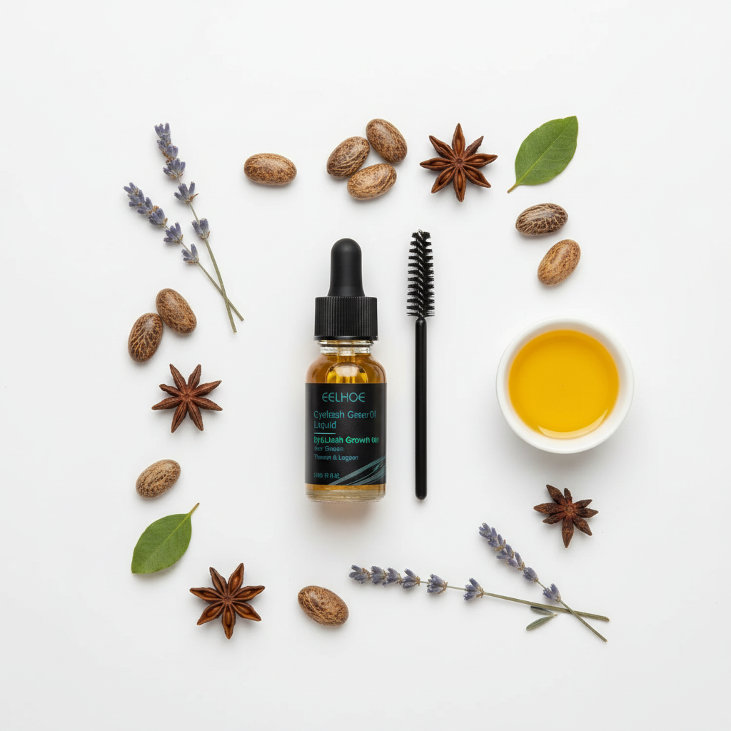 Growth Serum with Castor Oil – For Fuller, Stronger Eyebrows and Eyelashes
