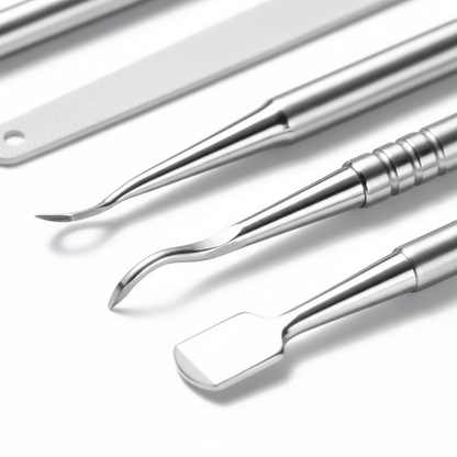 Professional 10-Piece Pedicure Kit – Stainless Steel Tools with Carrying Case