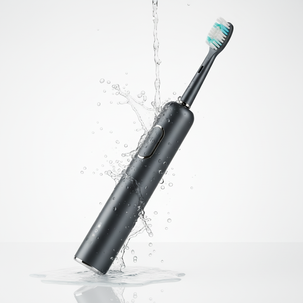 Adult Electric Toothbrush – Soft DuPont Bristles, IPX6 and Portable Battery