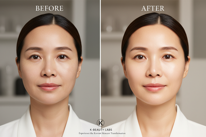 Kit Skincare Coreano - Antes e Depois