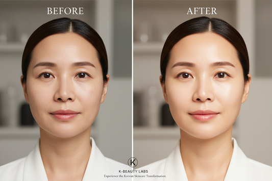 Kit Skincare Coreano - Antes e Depois
