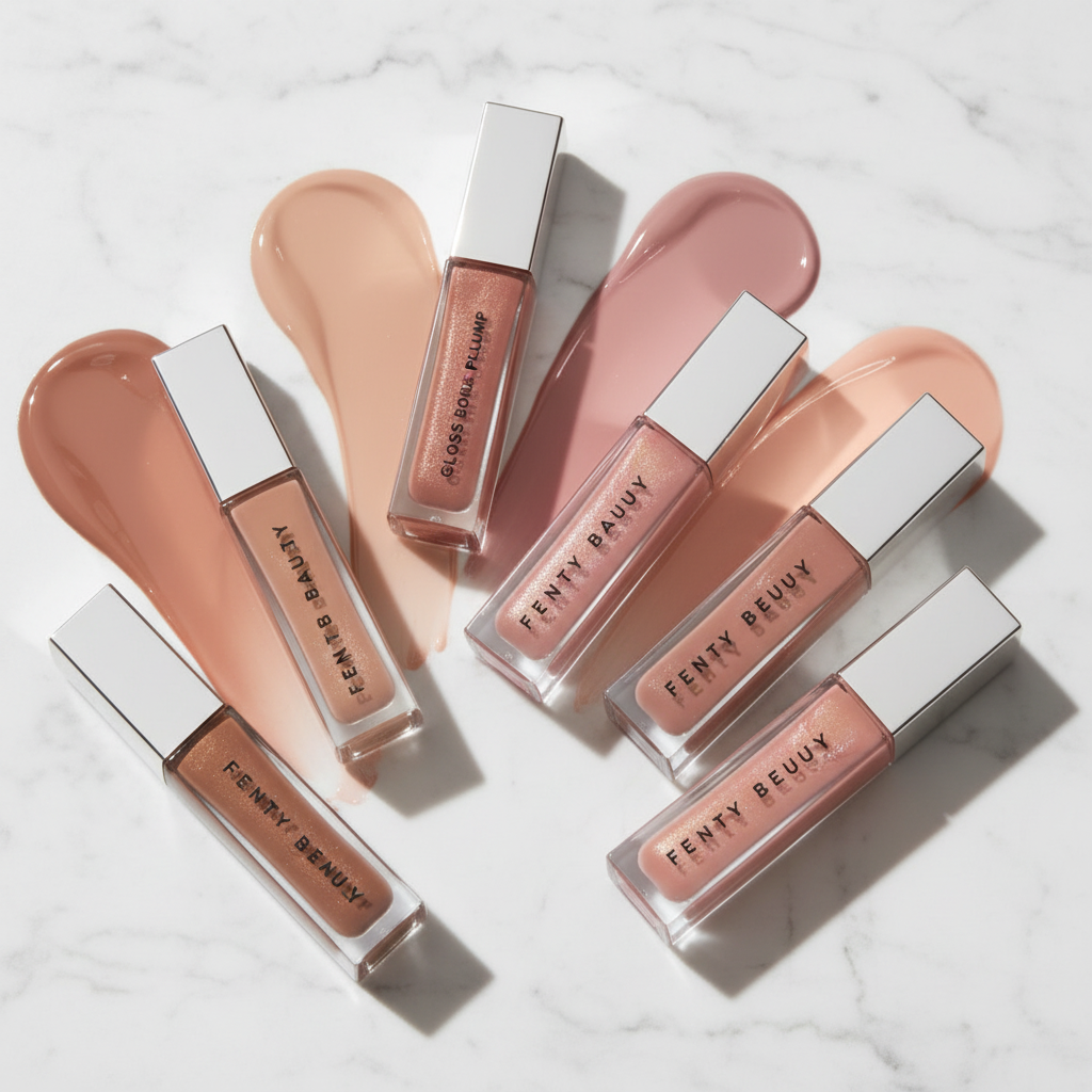 Fenty Beauty Lip Gloss Collection - Fotografia Profissional