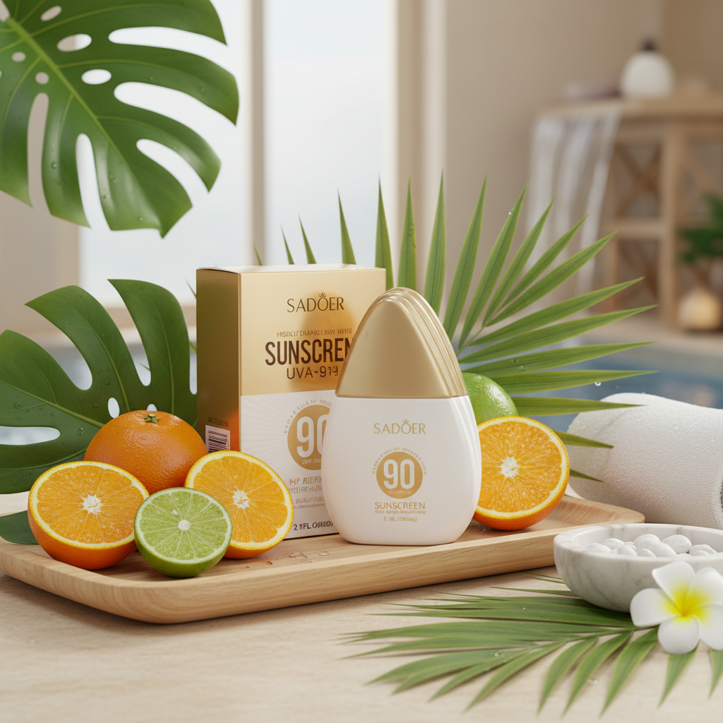 Sunscreen SPF 90+ for Face and Body – Refreshing, Non-Oily, and High UV Protection 