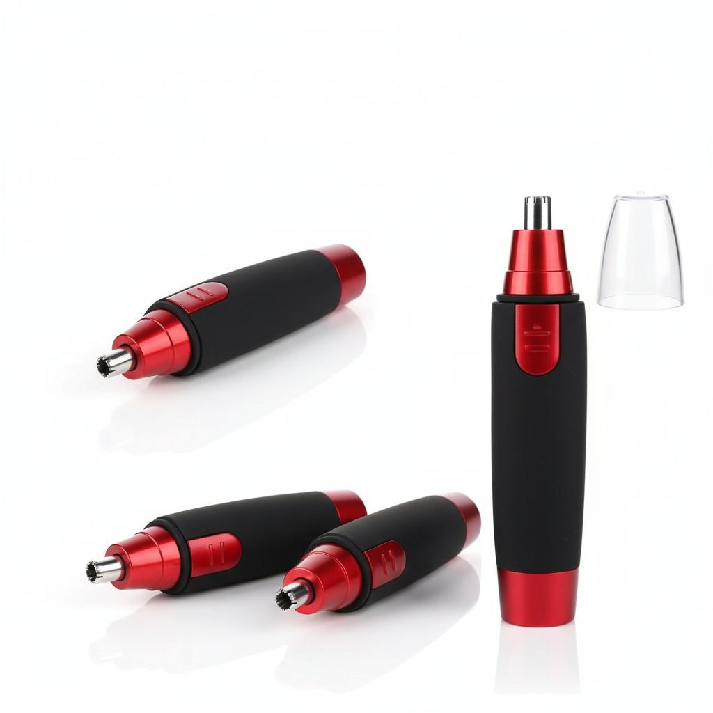 Aparador de Pelos Nasal e Auricular Sem Fio – Indolor e Preciso para Nariz, Orelhas e Sobrancelhas