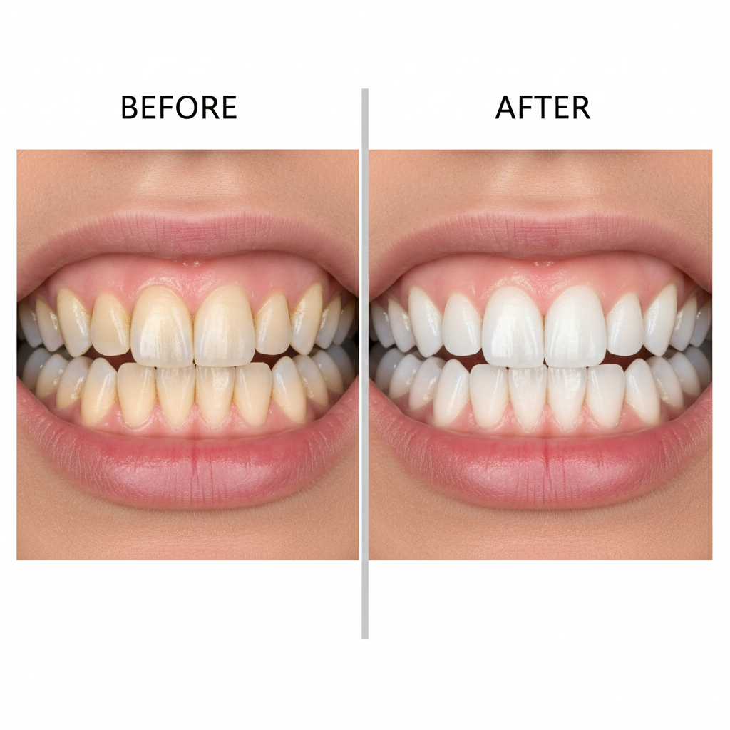 Antes e Depois - Resultados Clareamento