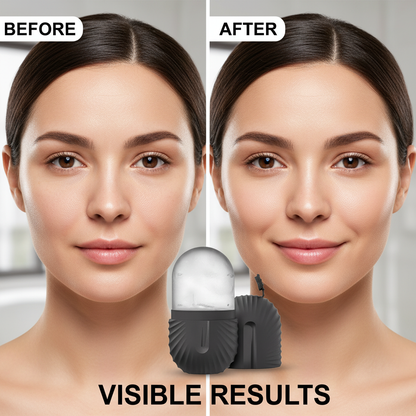 Silicone Ice Facial Roller – Reduces puffiness, tightens pores, and revitalizes skin.