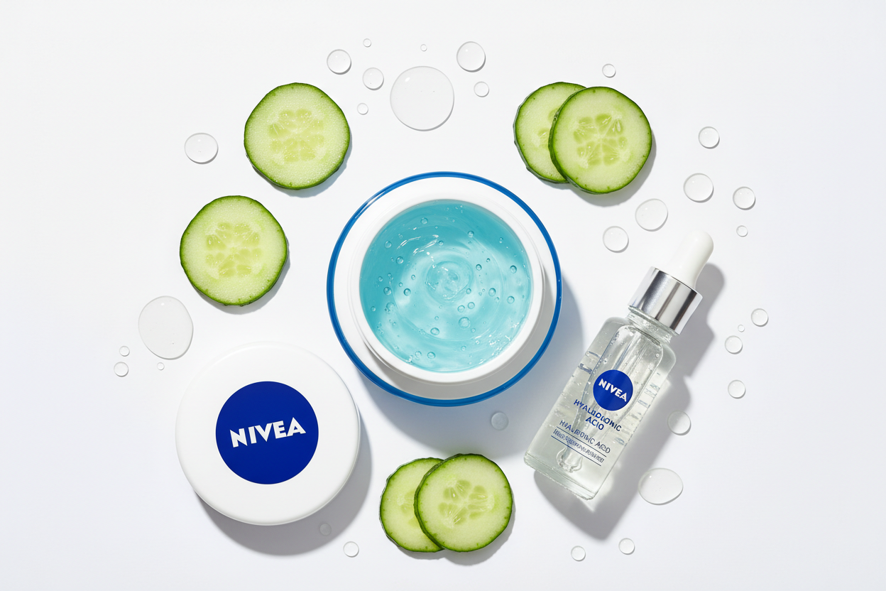 Nivea Gel Hidratante - Flat Lay