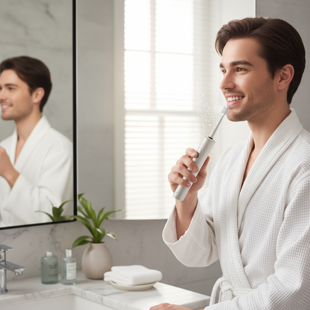 Ultrasonic Electric Toothbrush – 6 Modes, USB, Soft and Waterproof