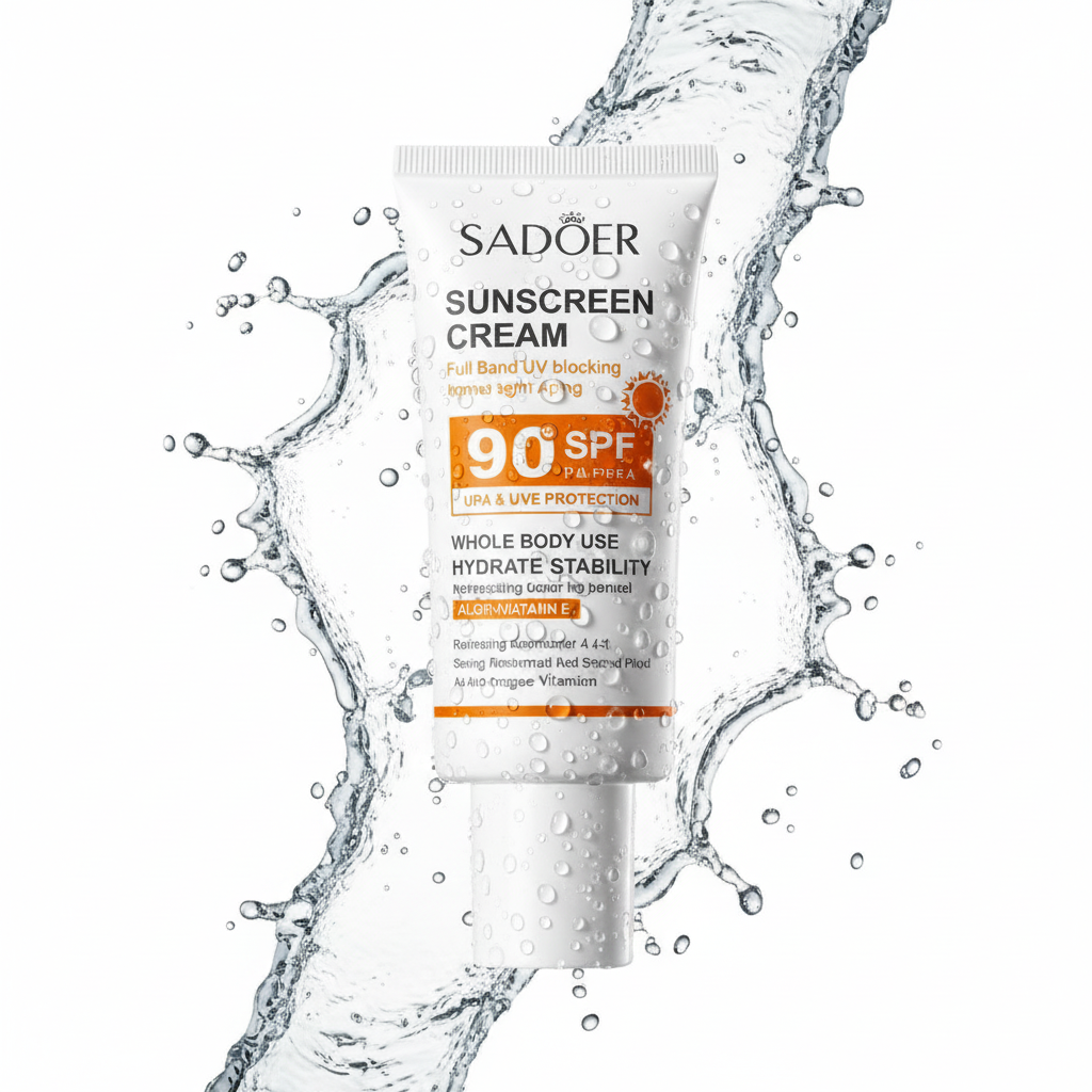 SADOER Protetor Solar com Água Refrescante