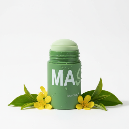 Green Tea Facial Cleansing Mask – 40g Stick for Open Pores and Blackhead Removal