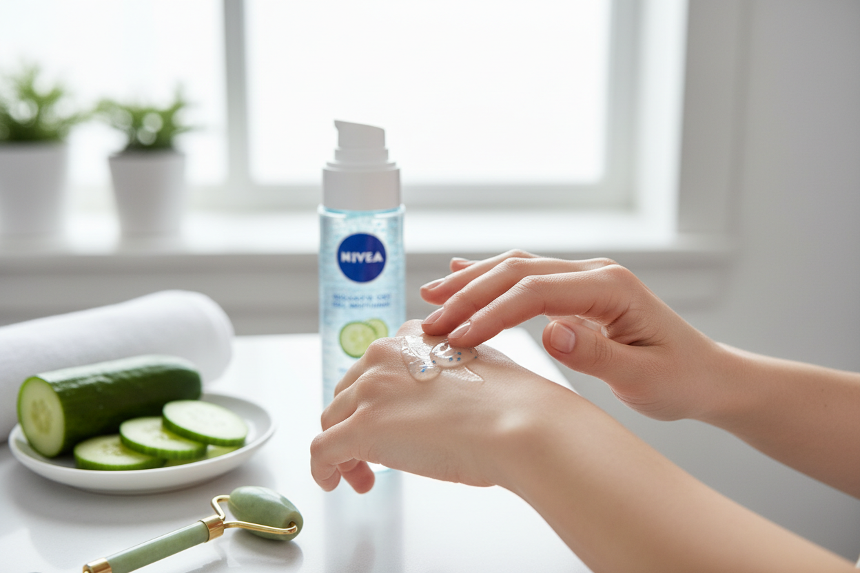 Nivea Gel Hidratante - Aplicação