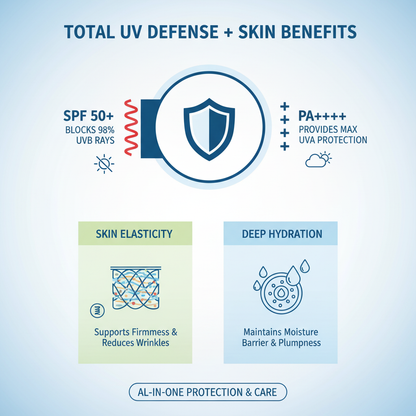 Matte Sunscreen – SPF UV, Oil Control and Hydration with Facial Brightening