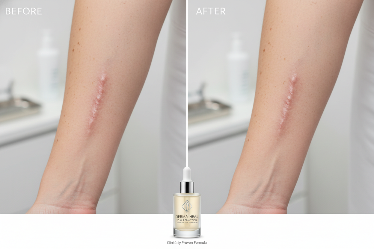 Removedor de Cicatriz - Antes e Depois