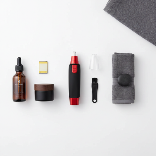 Aparador de Pelos Nasal e Auricular Sem Fio – Indolor e Preciso para Nariz, Orelhas e Sobrancelhas