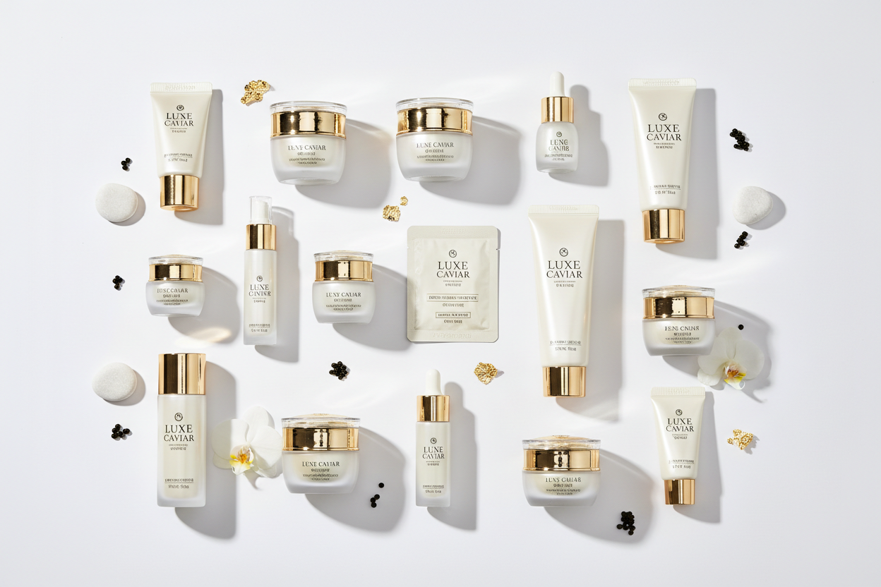 Kit Skincare Coreano - Flat Lay