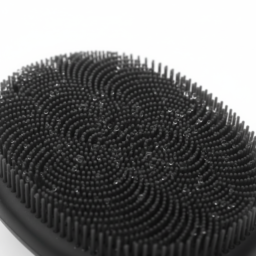 Silicone Facial Cleansing Brush – Handheld Scrubber for Men and Women 