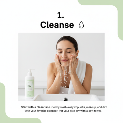 Green Tea Facial Cleansing Mask – 40g Stick for Open Pores and Blackhead Removal