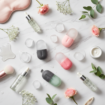Rolo Facial de Gelo em Silicone – Desincha, Fecha Poros e Revigora a Pele