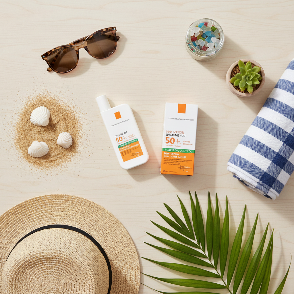 Protetor Solar Flat Lay Verão