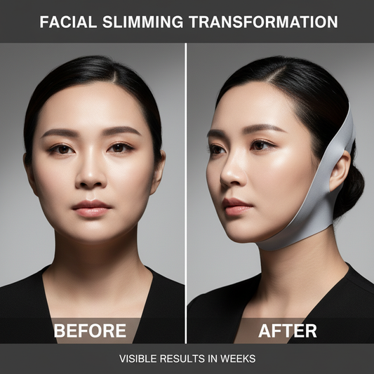 Faixa Modeladora Facial V-Shaper – Reduz Papada e Define o Contorno do Rosto