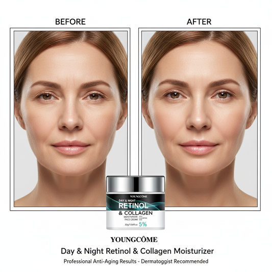 Creme Retinol YOUNGCOME – Elasticidade, Luminosidade e Hidratação Profunda