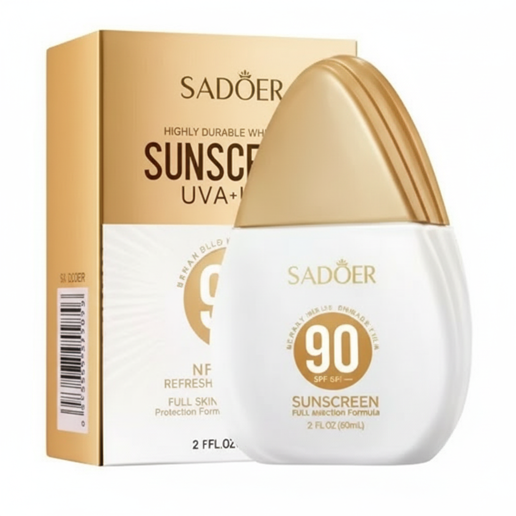 Sunscreen SPF 90+ for Face and Body – Refreshing, Non-Oily, and High UV Protection 