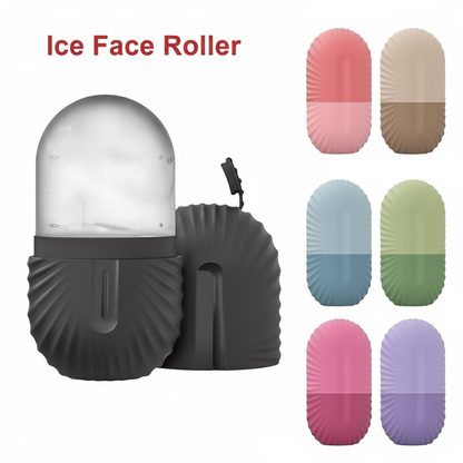 Silicone Ice Facial Roller – Reduces puffiness, tightens pores, and revitalizes skin.