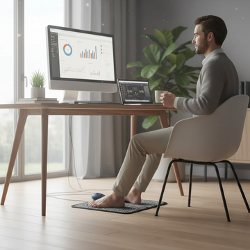 Almofada Massageadora Elétrica para Pés – Relaxamento Muscular e Alívio Instantâneo