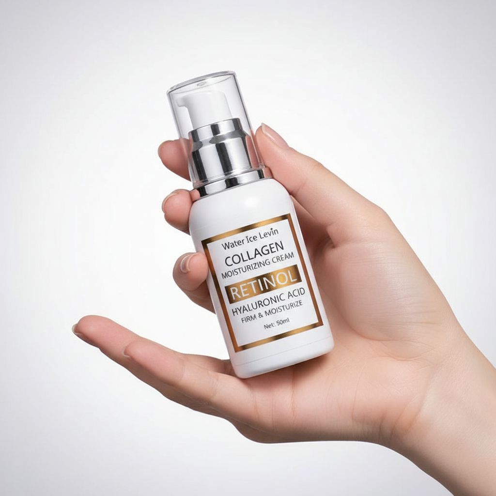 Mão segurando o produto