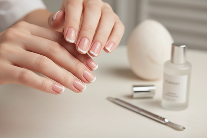 Mãos com unhas saudáveis e bem cuidadas